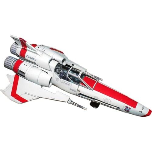 Battlestar Collection Vi-per MK2 Ship 3D Paper Model Kit Spacecraft Toy for Kids Adults