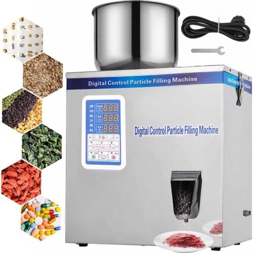 VEVOR 2-200g Powder Filling Machine Full Automatic Particle Powder Packing Weighing Filler for Dry and Mobile Materials Industry