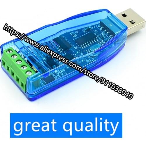 Industrial-grade usb to rs485 communication module two-way half-duplex serial line converter TVS protection U485