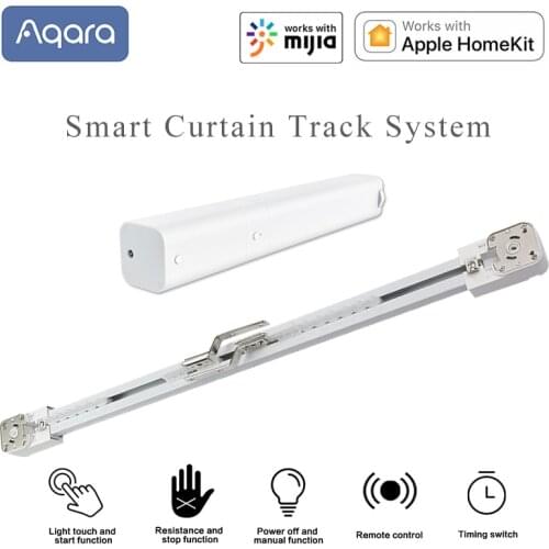 Aqara B1 Zigbee Curtain Motor with 2M Customize Curtain Track Rails MIJIA APP Remote Control Homekit Smart Home Automatic System