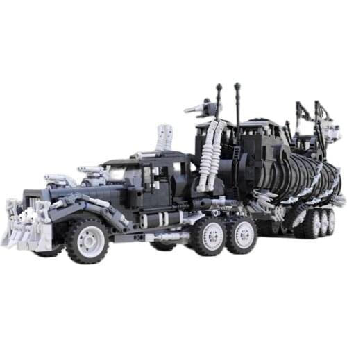 MOC War Rig Modified Desert Truck Building Blocks High-Tech Assemble Car Model For May MadMax Idea Vehicle Toy For Children Gift