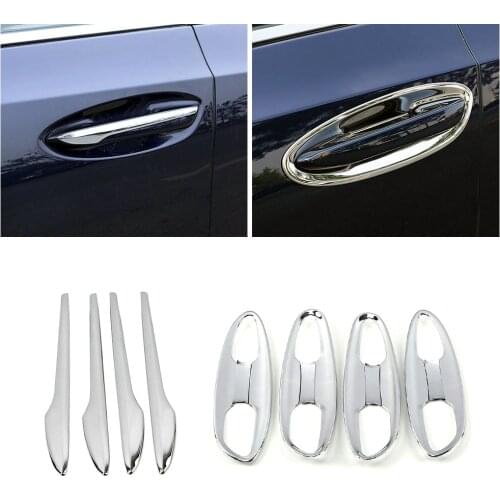 For Lexus ES ES200 ES250 ES300 ES350 2018-2021 Exterior Modify Chrome Door Handle Bowl Cover Trim Car Styling Refit