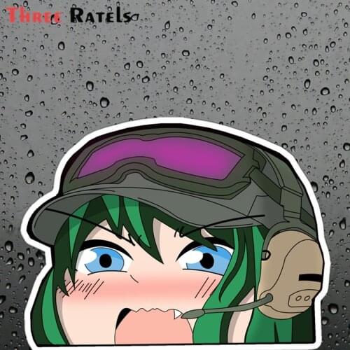 Three Ratels FC248 Ela Bosak Anime Peeker Anime Peeking Sticker Car Window Decal