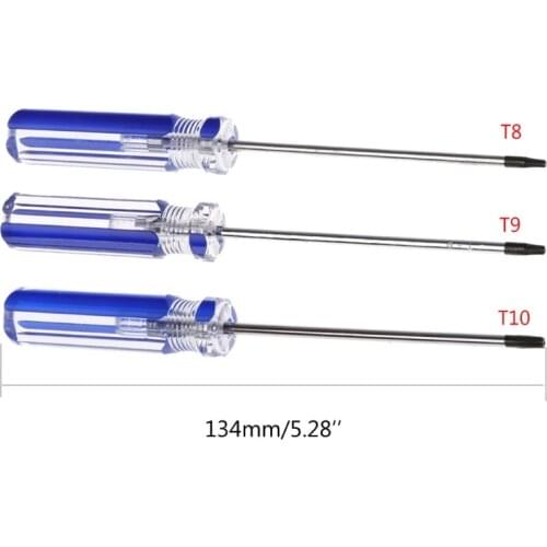 T8 T9 T10 Tamper Proof Screwdriver Security Torx Driver Disassembly For XBOX 360 PS3
