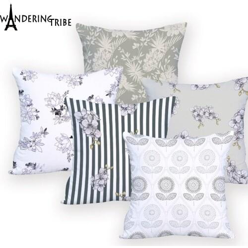 Pillowcasw Vintage Flower Colorful Bed Dropship Cover Cushion Botanical Pillow Almohadones Decorativos Interesting Things