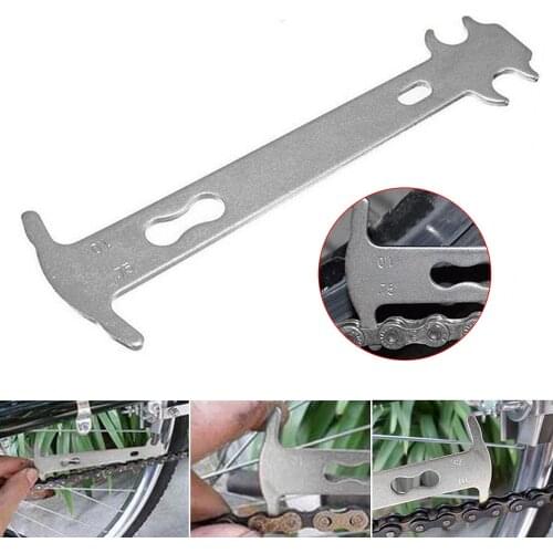 MTB Chain Checker Bike Repair Kit Bicycle Chain Wear Indicator Checker Chains Gauge Measurement Ruler Cycling Replacement Tool