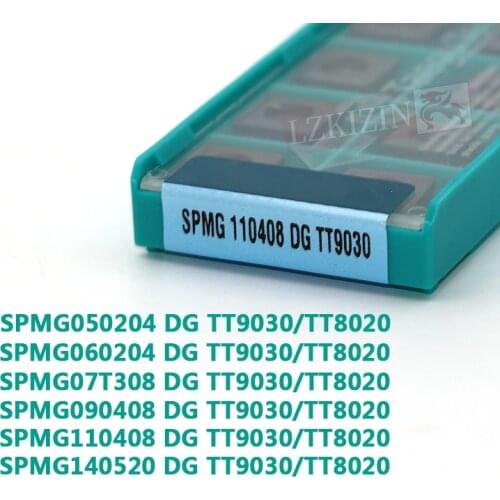 SPMG050204 SPMG060204 SPMG07T308 SPMG090408 SPMG110408 SPMG140520 DG TT9030 TT8020 Carbide insert Lathe turning cutter Tool