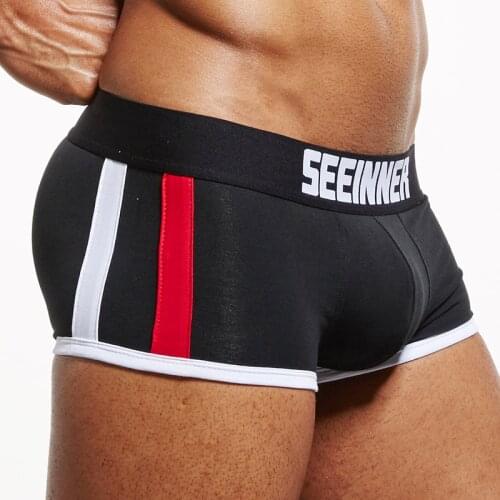 Male Underwear Men Boxers Shorts Cotton Cuecas Boxer Men Solid Underpants Man Boxers Breatable U Convex Pouch Panties