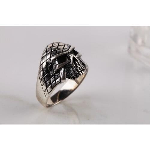 UM US Jewelry Silver Dry Head Ring 925 Sterling