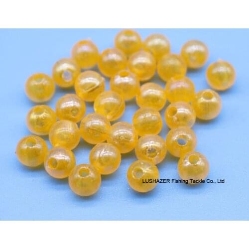 100pcs/Lot Floats Beads Luminous For Night Space Beans Round Oval Float Balls Lure Glow InThe Dark Lures fishing Tackles