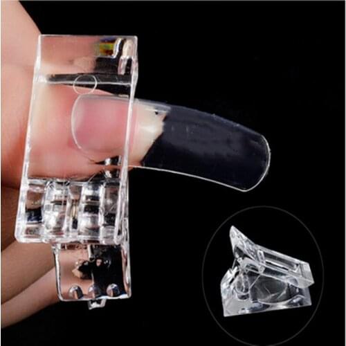 5/1Pcs Nail Clip Acrylic Nail Plastic Fake Finger Polish Extension Tips Quick Building Mold UV Gel LED Manicure Art Builder Tool