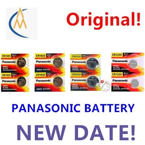 5PCS Cr1220 cr1632 CR2032 cr2025 cr2016 1616 1620 2430 2450 button lithium battery for automobile remote control