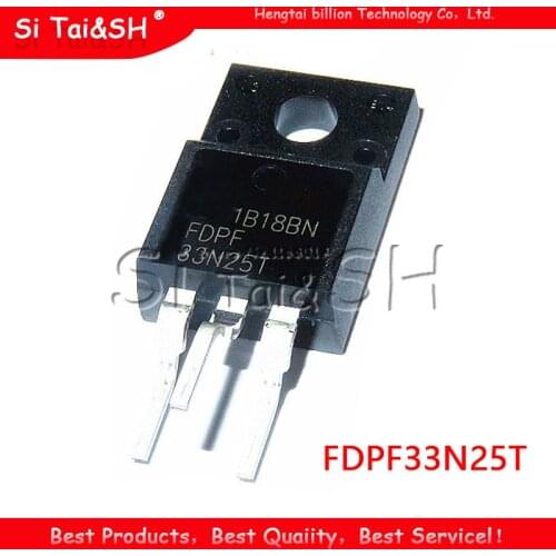 5pcs FDPF33N25T TO-220F FDPF 33N25T TO-220 FDPF33N25 TO220F