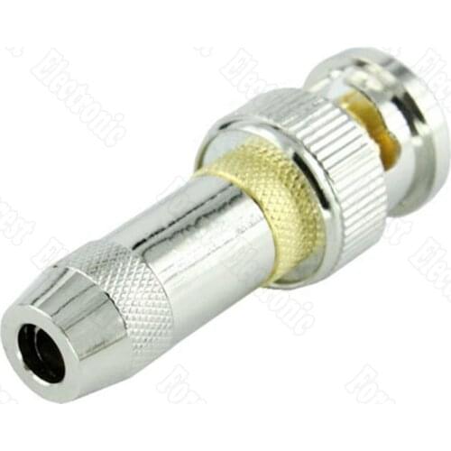 50pcs/lot 2M BNC Connector Welding Cold Connector Room Use Q9 Connector 75-2-2