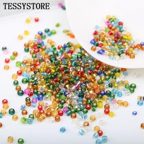 500pcs/lot 3mm Irrigation Color Glass Seed Beads Austria Crystal Glass Beads For Jewelry Making Charms Handmade DIY Accessories
