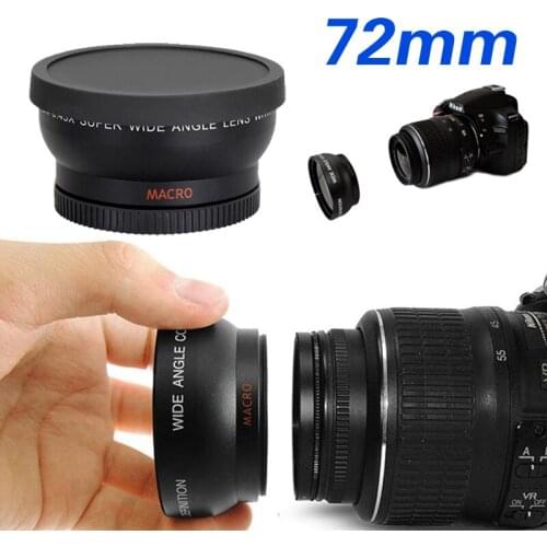 72mm 0.45X Super Macro Wide Angle Fisheye Macro photography Lens for Canon NIKON Sony PENTAX DSLR DV SLR Camera 72MM thread lens
