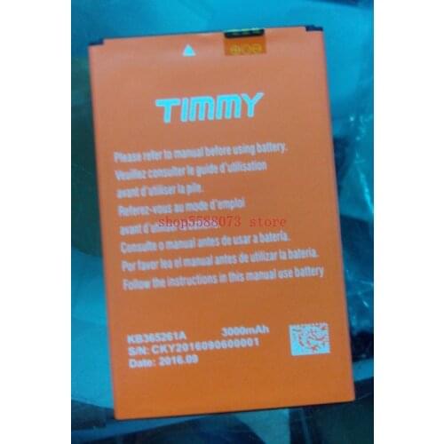 TIMMY M20 Pro phone battery 3000mah for 5.5'' TIMMY M20 Pro Android 6.0 MTK6737 Quad Core Mobile Phone-free shipping