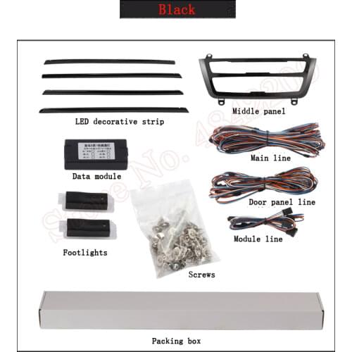 9-color automatic conversion For BMW 3 series F30 F35 Car interior door ambient light decorative lighting tuning car 2014-2018