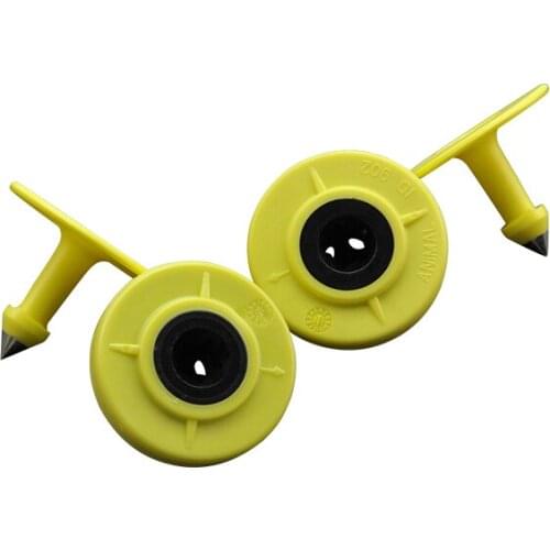 Animal ear tag cattle tagger RFID x10 with one metal forcep applicator