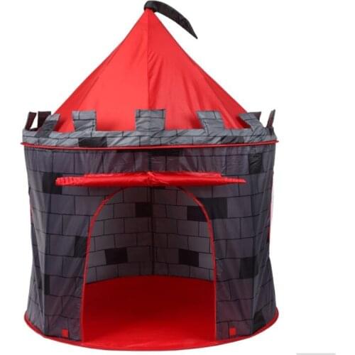 Children play tent knight Castle Portable childrens Tent Pop-up Tent Foldable Carrying Bag Sun Shelter Folding Outdoor Tent