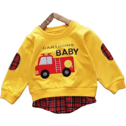 Kids Clothes Spring Autumn Fashion Baby Boy Girls Clothing Children Cartoon Casual T-Shirt Toddler Cotton Costume Infant Outfits