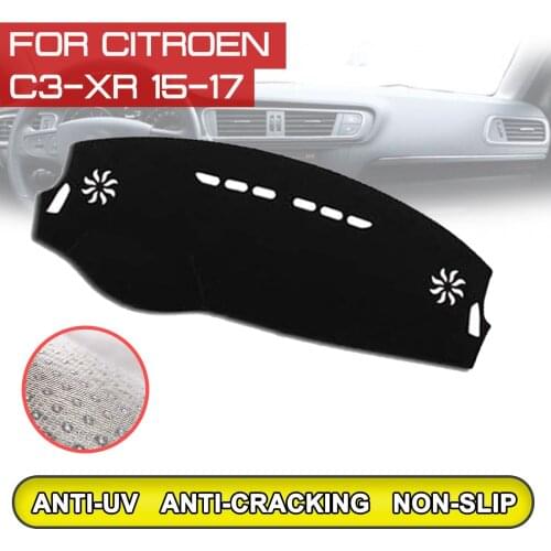For Citroen C3-XR 2015 2016 2017 Car Dashboard Mat Anti-dirty Non-slip Dash Cover Mat UV Protection Shade