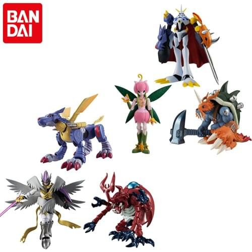 Bandai Shokugan Digimon Figure Shodo 8Cm War Greymon Omegamon Lilimon Zudomon Pvc Action Figura Model Toys Anime Figure