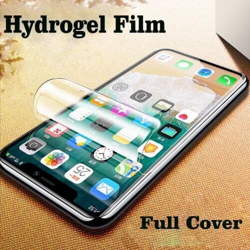 10Pcs Full Cover Hydrogel Film Screen Protector For iPhone X XR XS 11 12 Pro Max Protective Soft Film For iPhone 7 8 6 Not Glass