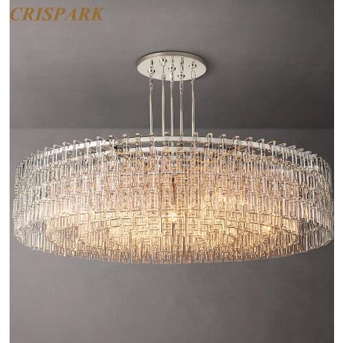 Modern Crystal Chandelier Home Decorative Light LED G4 Nordic Minimalist Irregular Lampshade Art Deco Stairs Dining Living Room