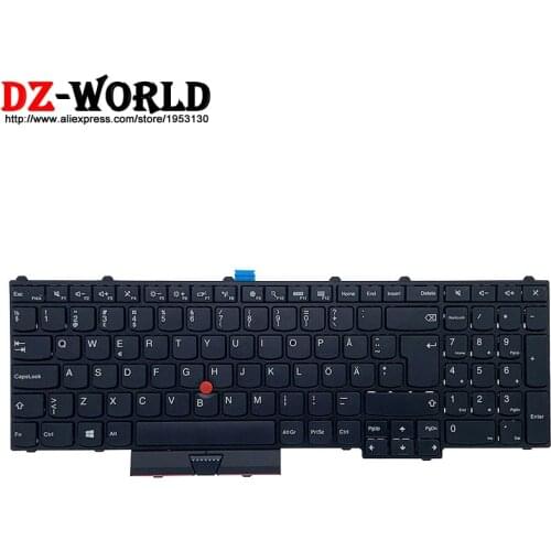New Original SWE Swedish Finnish Keyboard for Lenovo Thinkpad P50 P70 P51 P71 Laptop 00PA273 00PA355