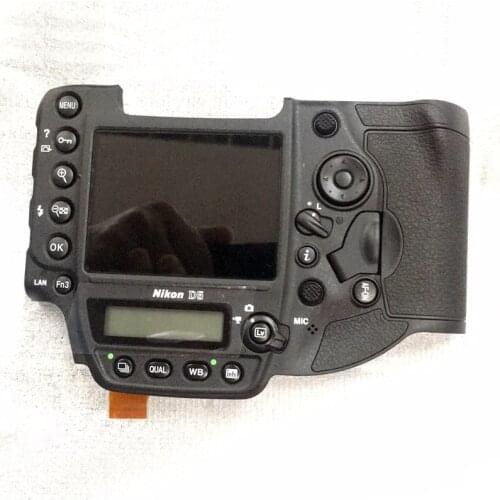 New complete back cover assy with LCD screen and buttons repair parts for Nikon D5 SLR (QXD edition)