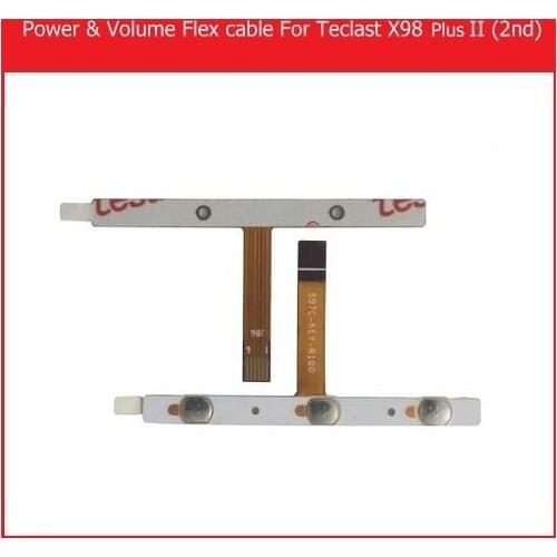 New 100% Genuine on / off Power & Volume Flex cable For Teclast X98 plus II 2nd 9.7" power switch button flex cable + 3M sticker