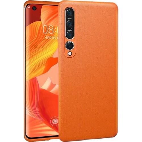 Original Cowhide Leather Mobile Phone Case for Xiaomi Mi 10 10Pro 10 Pro 360 Full protective Cover For Xiomi Mi 10 Pro Luxury