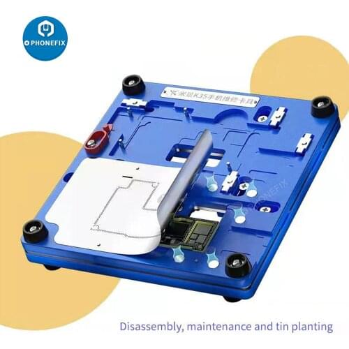 Mijing K35 Logic Board Soldering Holder Fixture For iPhone 12/12 Mini/12 Pro/12 Pro Max PCB Welding Planting Platform