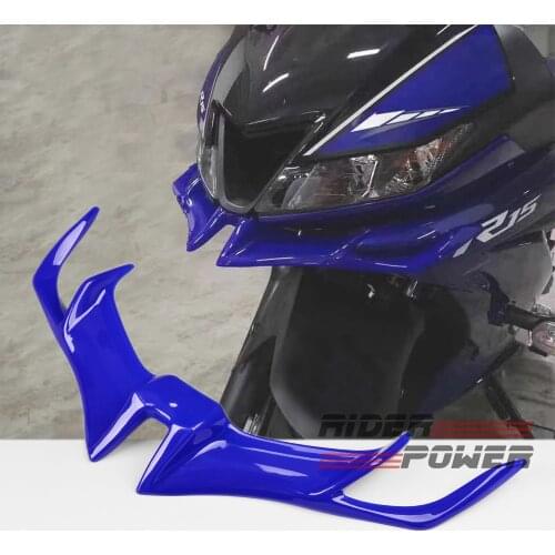 For YAMAHA YZF R15 V3.0 V3 VVA Front Fairing 2017 2018 2019 Motorcycle Front Fairing Aerodynamic Winglets ABS Plastic Cover