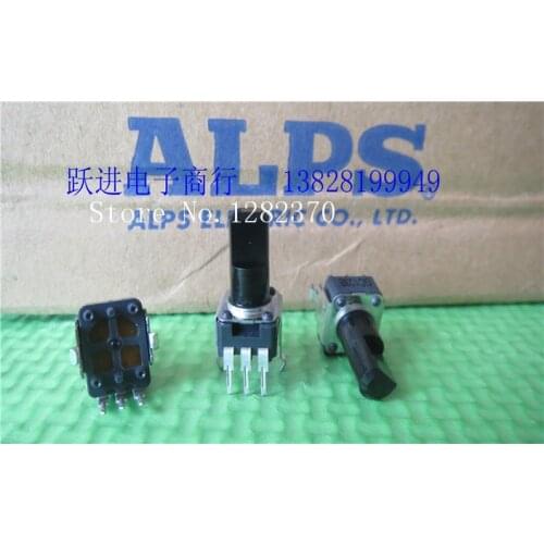 [BELLA] Authentic Japanese ALPS 09 type single joint potentiometer B10K 13MM vertical axis half new spot --50PCS/LOT