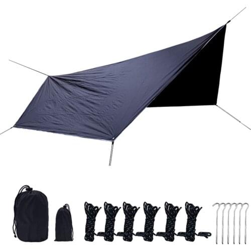 Ripstop Tent Tarp Hammock Tarpaulin Camping Hiking Ground Tarps Backpacking