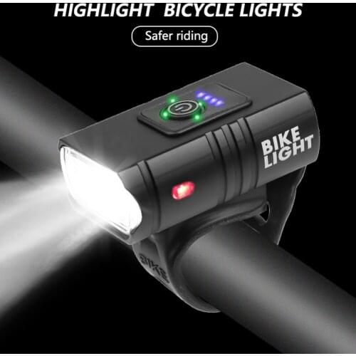 T6 LED Bicycle Light and Taillight 10W 800LM 6 Modes MTB Mountain Road Bike Front Light USB Rechargeable Headlight Cycling Light