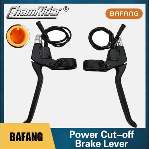 WUXING Brand Aluminum Alloy Power Cut-off Brake Lever For BAFANG Mid Motor Kit Waterproof Connector 3 pins