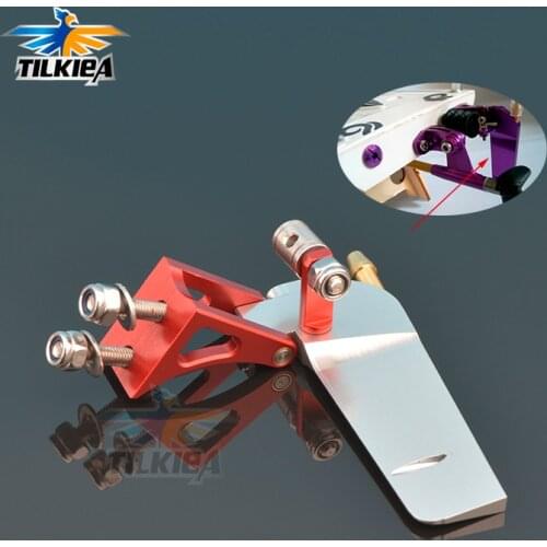1PC Good Quality Aluminum 40x52mm Rudder with Water Pickup Suitable for Length 30-50cm Rc Boat