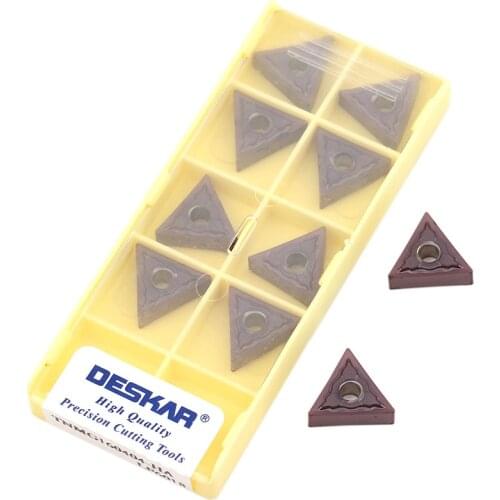 10PCS TNMG160404 TNMG160408-HA LF6018 CNC lathe cutting tool, high-quality carbide inserts ,for machining stainless steel