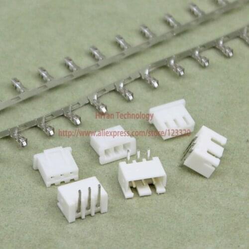 100sets/lot) Connector XH2.54 3Pin 90degrees Pitch:2.54MM 0.1inch 3AW Pin Header + Terminal + Housing XH2.54-3P