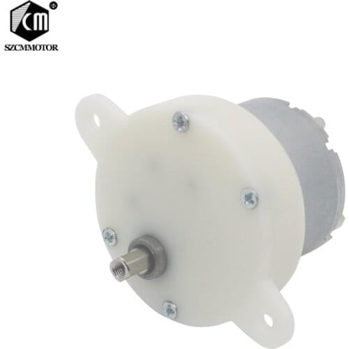 12V 24V DC Motor For Toy Low Speed 10RPM Geared Motor Plastic Gear Eccentric Shaft Gearbox Gear Motor