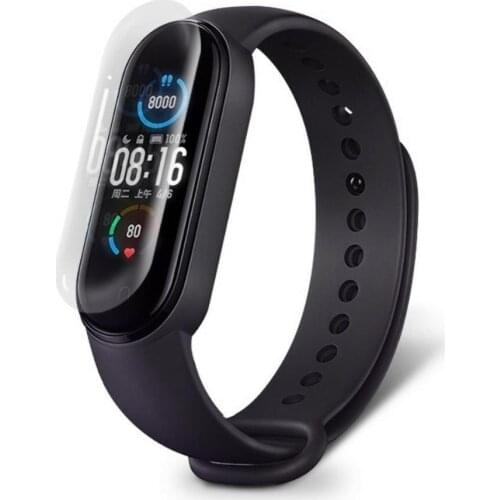 5Pcs TPU Anti-Scratch Full Screen Protective Film Protector for Xiaomi Mi Band 5 Wearable Devices Smart Accessories