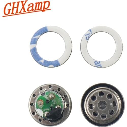 GHXAMP 10mm Earphone Speaker Unit Hifi 16ohm Earphone DIY Repair Parts Soft Vocals Moving Coil Full Range Speaker For iE80 2pcs