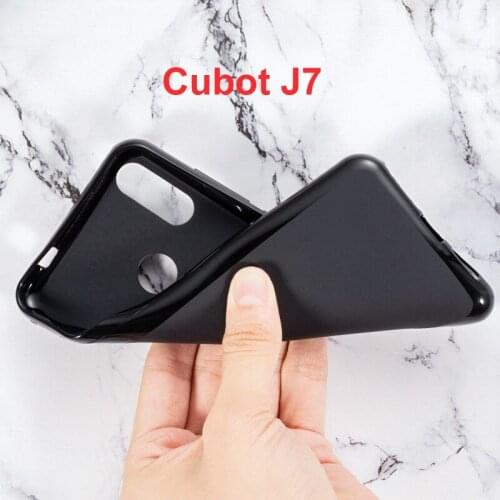 Cubot J7 2019 Case Silicon Cover Soft TPU Matte Pudding Black Phone Protector Shell For Cubot J 7 2019 Capa Coque 5.7 inch Glass
