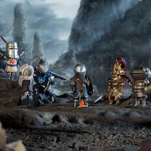 Dark Souls Series Blind Box Oscar Dragon Hunter Solar Warrior Arterius Jack Bardo Guess Figure Doll Cute Anime Model Toy Gifts