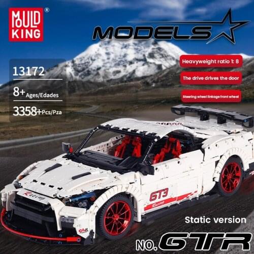Kids Educational DIY Toys MOC High-Tech The Super Racing Car Model Building Blocks Assemble Bricks Christmas Gifts for Children