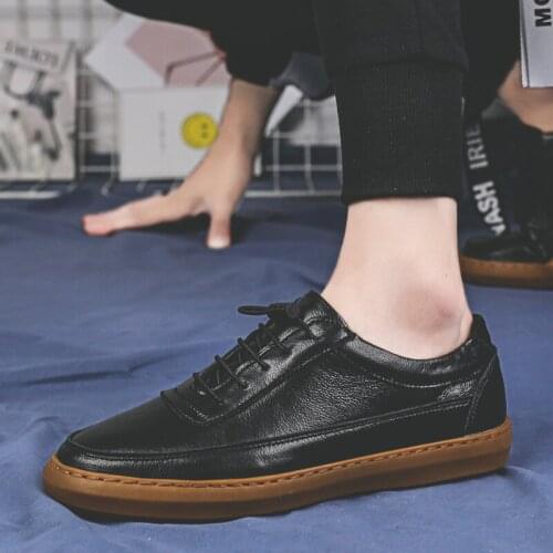 Genuine Cow leather Mens Loafers Fashion Handmade Soft Leather Men Casual Shoes Fashion Sneakers