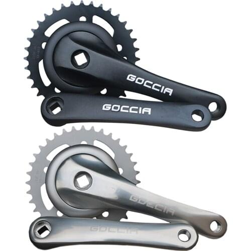 36T folding bicycle crankset electric Bike Crank Set 170mm single speed Square hole crank Chain Wheel bicicleta mtb Parts